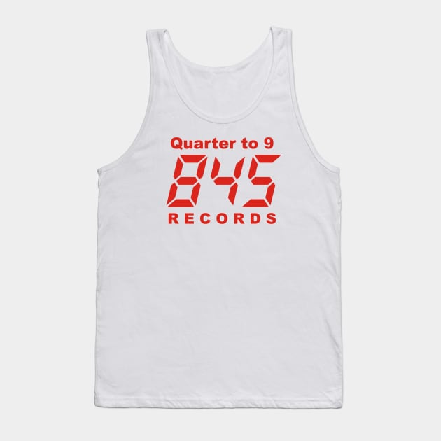 Red QT9 845 Retro Tank Top by Dj Architect